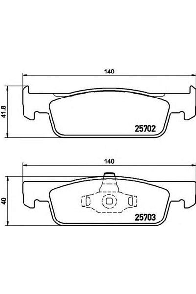 HATTAT Renault Clio Iv Long Type - Front Pad Curved