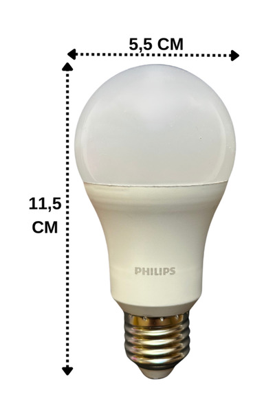 Philips 13W (100W) 6500K (Beyaz Işık) E27 Duylu Led Ampul (2 Adet)
