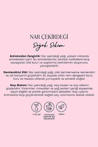 Polente Natural Nar Çekirdeği Yağı - Soğuk Sıkım (30 ml)