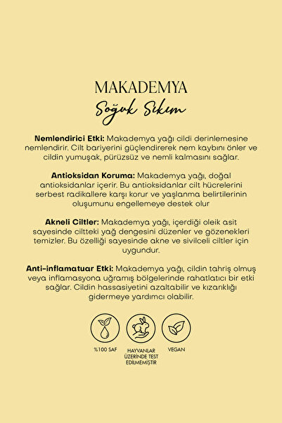 Polente Natural Makademia Cevizi Yağı- Soguk Sıkım (30 ML)