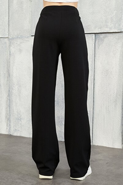 BILDEŞA Kadın Yüksek Bel Palazzo Pantolon Oversize Kesim