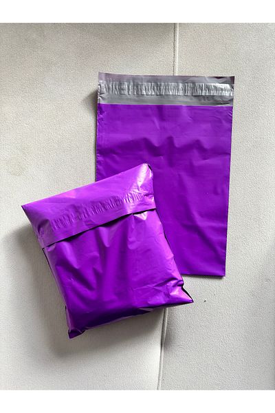 Hayal.kirtasiyesi Purple Cargo Bag 24X30 cm 5 Pieces Colorful Cargo Bag Without Pockets Medium Size/ Gift Package