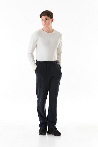 Fulla Moda Pantaloni de sport din lână cu buzunar elastic în talie