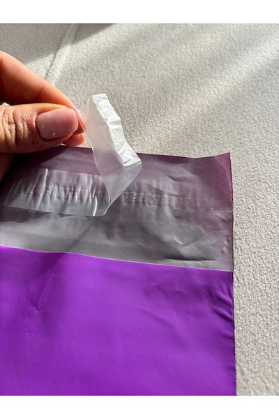 Hayal.kirtasiyesi 5 Purple Cargo Bags - 30X37.5 Cm, Colorful Gift Package Without Pockets