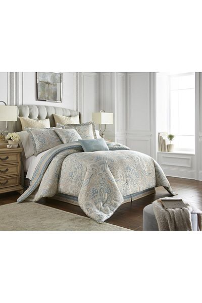 Hotel Linen Klub 3-Piece Paislay Duvet Cover Set, 300TC Cotton Sateen, Digital Printed Design