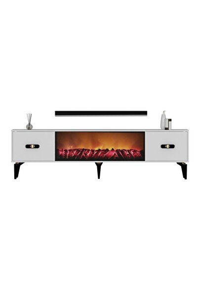 cantek dizayn Elektrikli Dekoratif Yapay Şömine (B)