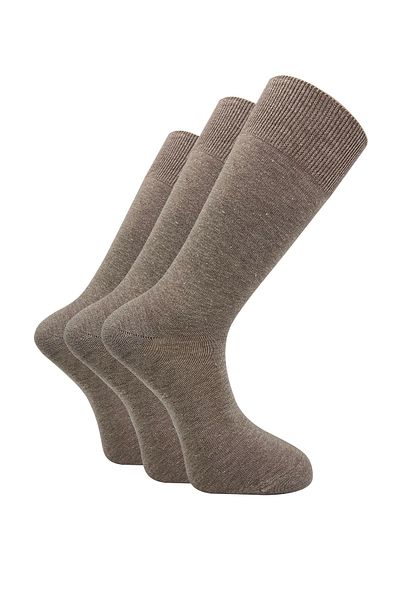 Buluş Organik 3-Piece Cotton Combed Lycra Men's Socks