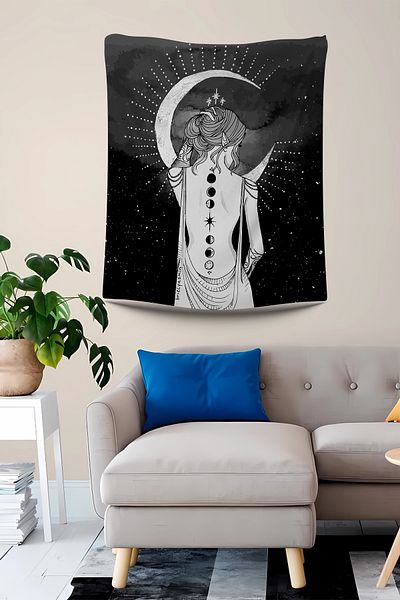 EVSEHOMES CURSĂ DE PERETE LUNA FATA
