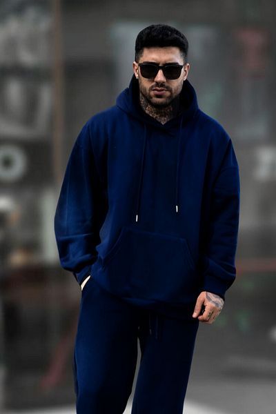 BayBayan Мъжки суитшърт Premium Model Oversize без принт
