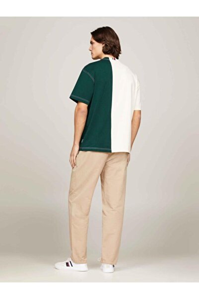 Tommy Hilfiger EMBROIDERED MONOTYPE COLORBLOCK REGULAR FIT T-SHIRT