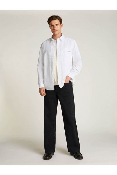 Calvin Klein COTTON POPLIN RELAXED SHIRT