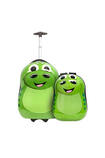 TUCCI مجموعة حقائب سفر للأطفال من ديناصوروس 26.5×33.6×48.1 سم