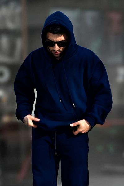 BayBayan Мъжки суитшърт Premium Model Oversize без принт