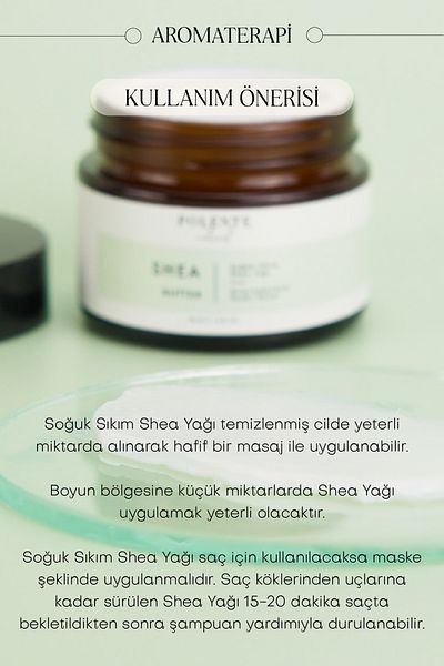 Polente Natural Cold Pressed Shea Butter - 50 Ml