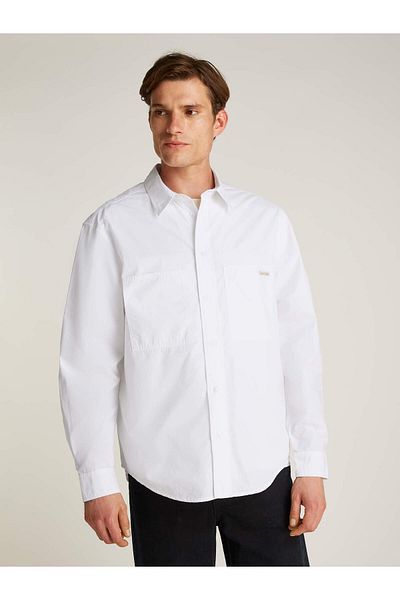 Calvin Klein COTTON POPLIN RELAXED SHIRT