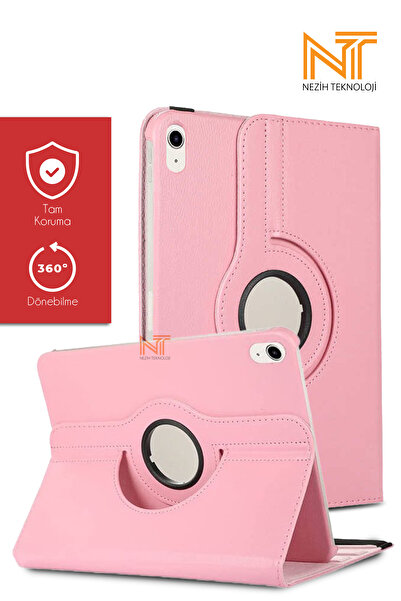 Nezih Case Apple Ipad 10.nesil 10.9” 2022 / 11. Nesil 11” 2025 Uyumlu Dönebilen Uyku Modlu Standlı Kılıf