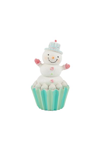 Spring&Kos Διακόσμηση Cupcake Snowman