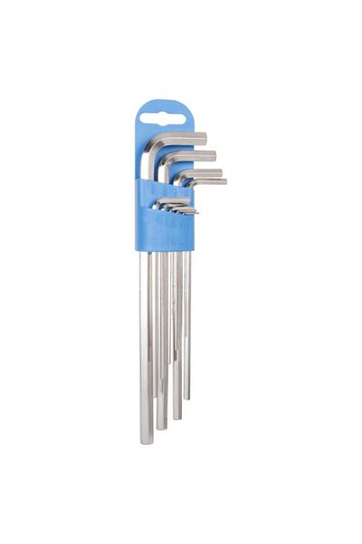 Unior 220/3LPH 10-Piece Chrome Vanadium Steel Extended Hexagonal Key Set 1.5 - 12mm