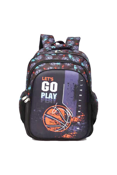 MASCO حقيبة مدرسية للأولاد مطبوعة عليها Let's Go Play مقاس 12 بوصة