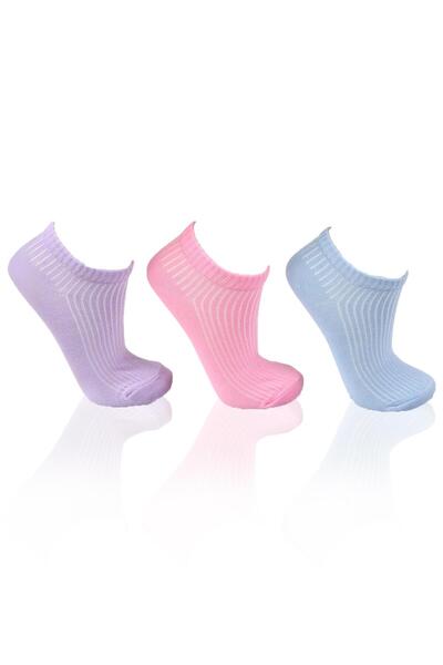 Rays 1106 Модел 3 Комплекта Чорапи с Ботуши Дерби - Розово, Синьо, Лилаво