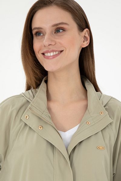 U.S. Polo Assn. Women's Light Khaki Trench Coat 50297094 -Vr183