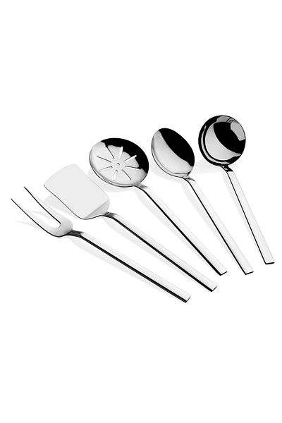 Dame Marie Silver 5 Pieces Large Service Set