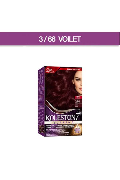 Wella ويلا كولوستون كيت صبغه للشعر بنفسجي 3/66  50مل