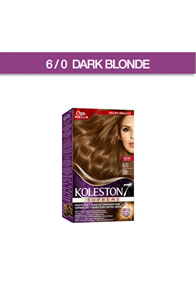 Wella ويلا كولستون كريم الصبغة الغني بالزيوت 6/0 اشقر داكن