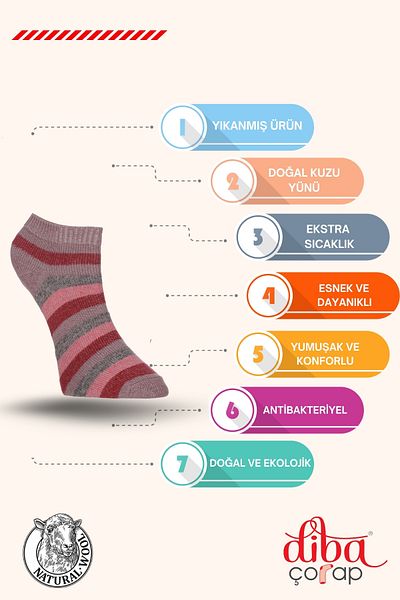 Diba Women's 6-Piece Woolen Booties with Hoops