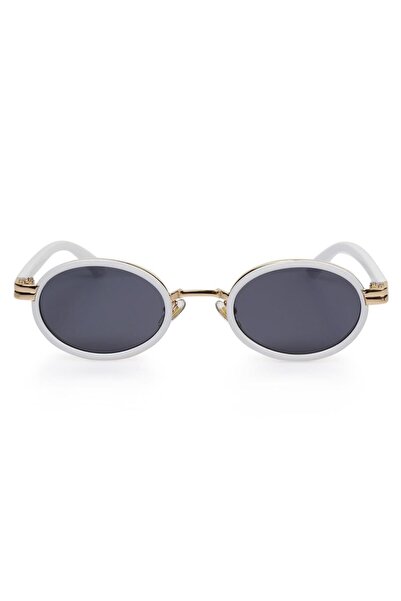 Angel Eyes Siyah Camlı Beyaz-gold Çerçeveli Unisex Güneş Gözlüğü Ae9065c7