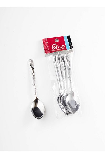 HIC 12-Piece Stainless Steel Dessert Spoon Set