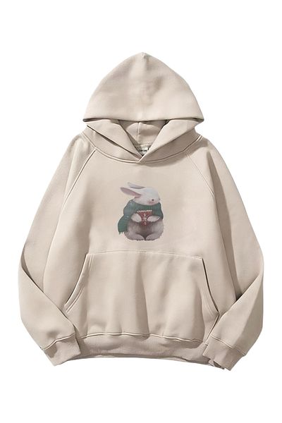 Carpe Φούτερ Cute Bunny με 3 νήματα Oversize