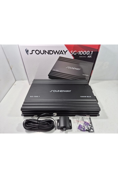 Soundway Mono Amfi 1000 RMS – SG-1000.1 Bass Anfisi – Bass Kontrollü Mono Anfi