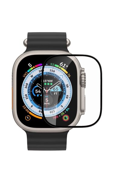 Techmaster Apple Watch Ultra Apple Watch Ultra 2 49mm Uyumlu 3d Full Ekran Koruyucu