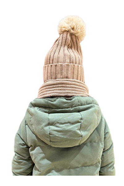 Benittokids Children's Teddy Bear Scarf Beanie Set 7019