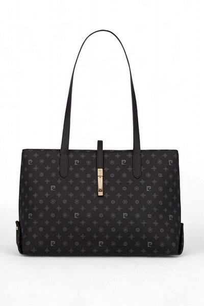 Pierre Cardin Geantă de umăr pentru femei Monogram Black 05PC24K842-MN