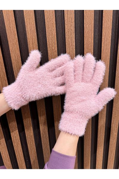 Benittokids Girl's Winter Plush Long Gloves 7015