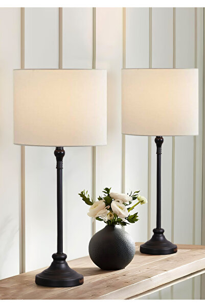 HOMİNG Homing Club Metal Lampshade Set of 2 - Cream 241828