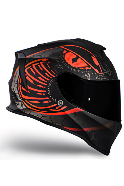 Origine Dinamo Fighter Mat Siyah-Antrasit-Kırmızı Kask