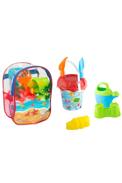 Genel Markalar Oyuncak Resimli Sırt Çantalı Plaj Set 03499