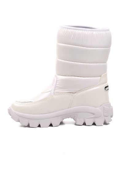 Aspor Walkway White Patent Leather Children's Snow Boots