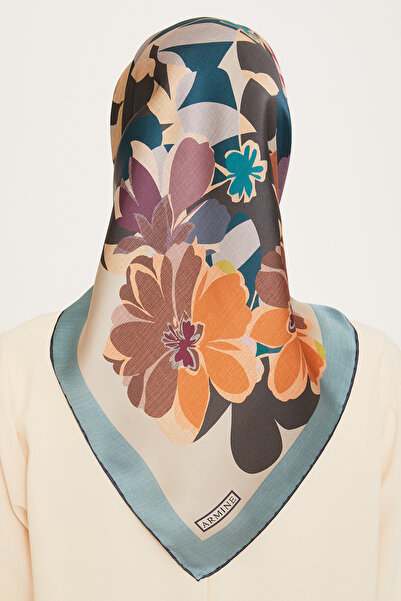Armine Silk Scarf 9238D (Sura)-81