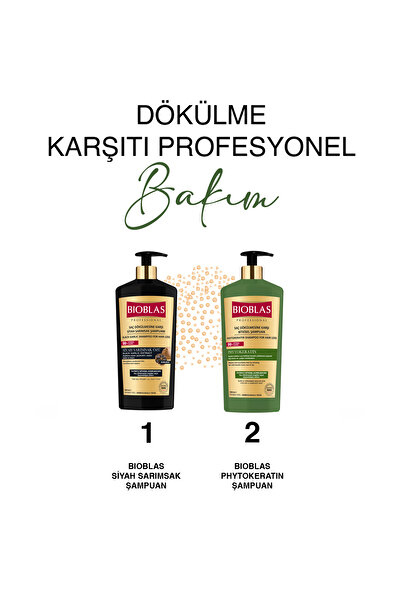 Bioblas Onarıcı Bakım Saç Dökülmesine Karşı Phytokeratin Şampuan 1.000 Ml - Keratin Bakım, Yıpranmış Saçlar
