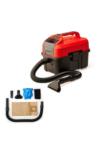 Einhell TE-VC 18/10 Li - Solo, Akülü Islak/Kuru Süpürge (Akü ve şarj cihazı dahil değildir)