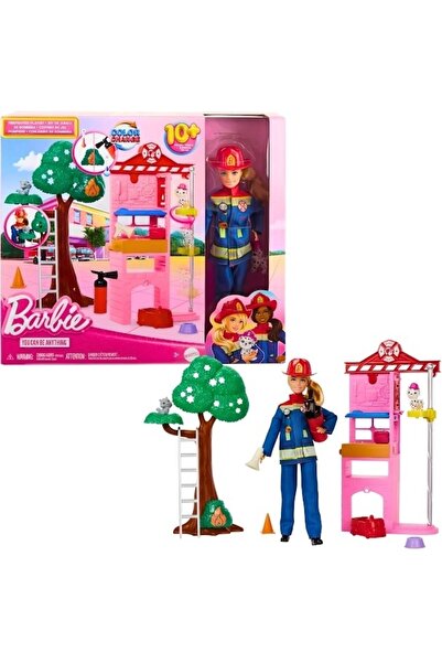 Barbie مجموعة ألعاب رجال الإطفاء