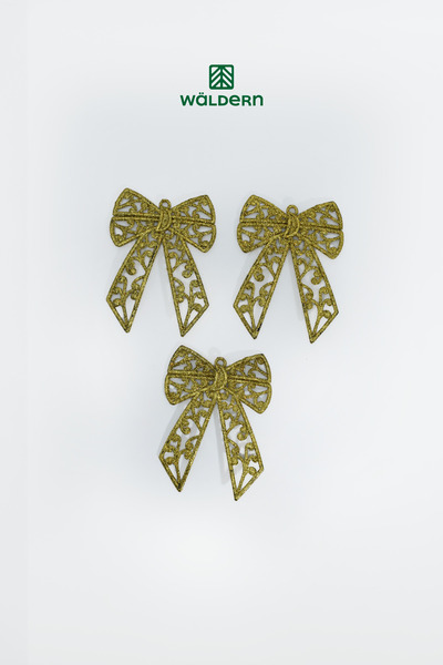 Waldern 3-шарова стрічка з блискітками, прикраса для ялинки, 14*11 см