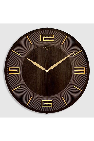 STOREMAX Exclucive Compass Series Curved Classic Dial Home & Office Wall Clock 35 cm Brown Lxshp 105