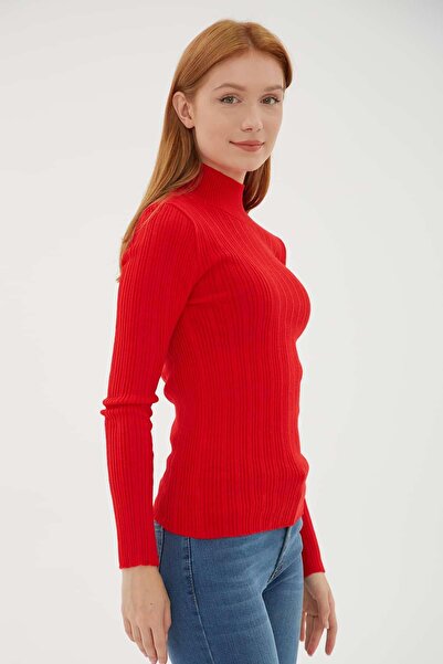 Fashion Friends Yarım Balıkçı Kadın Kazak 23k0389k1