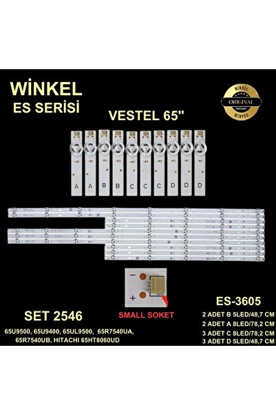 Vestel Tv LED BAR 65 inç 10lu takım 284443-N5