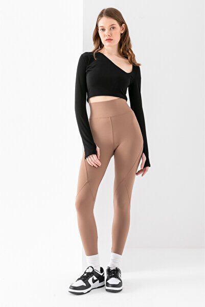 LEBRA Ženske norkove Visok struk Oblikuje figuru Karyoka prošivene prozračne ...